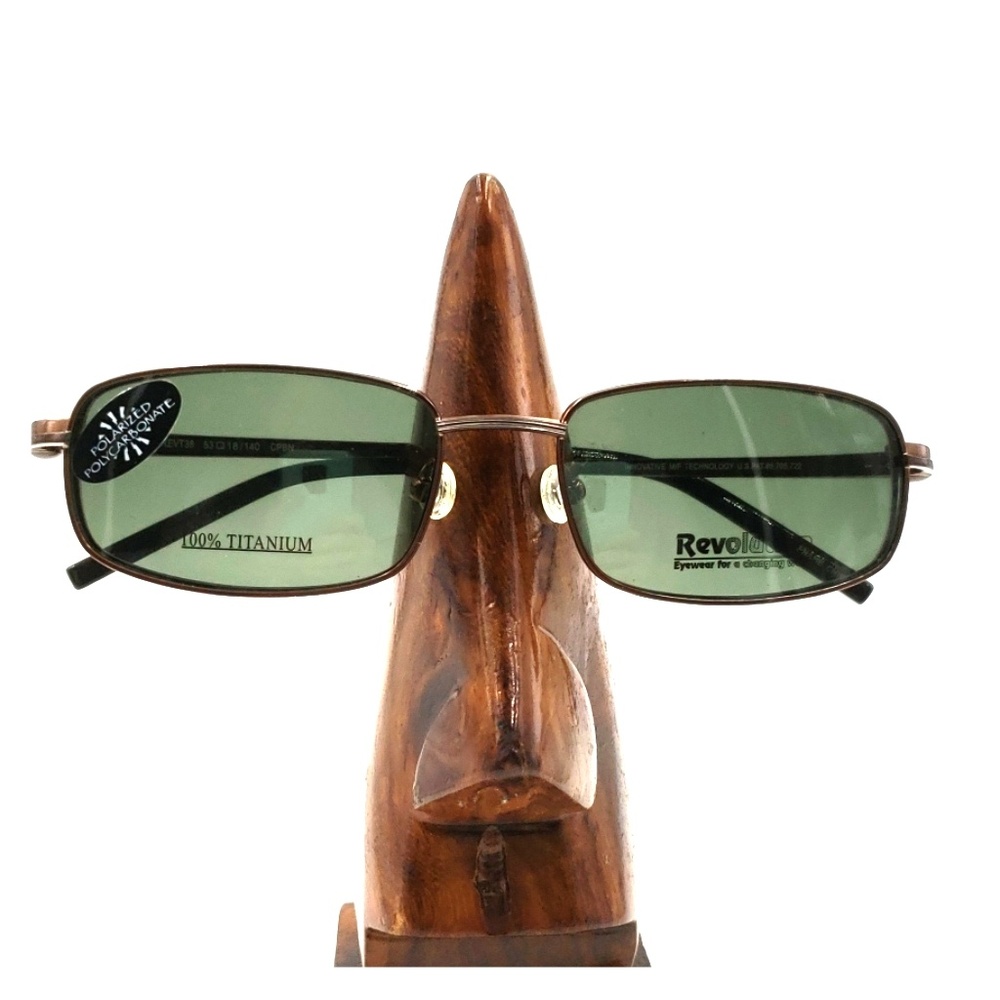 Vintage Revoulution Bronze Metal Sunglasses Frames